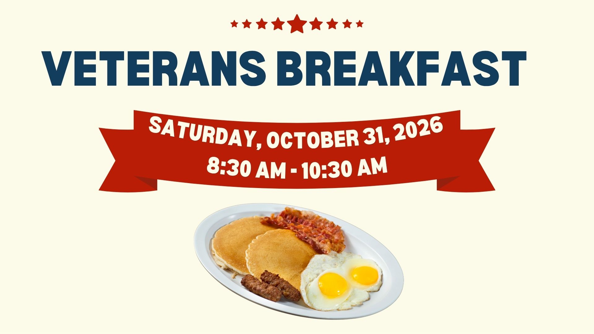 Veterans Breakfast click to register